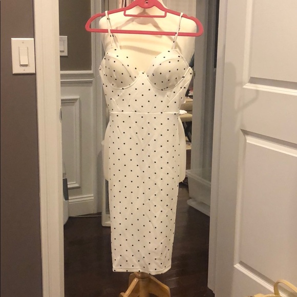 Polka Dot Midi Dress NWT - Picture 1 of 4